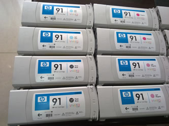 Cartuchos de inyección de tinta para impresoras de gran formato HP